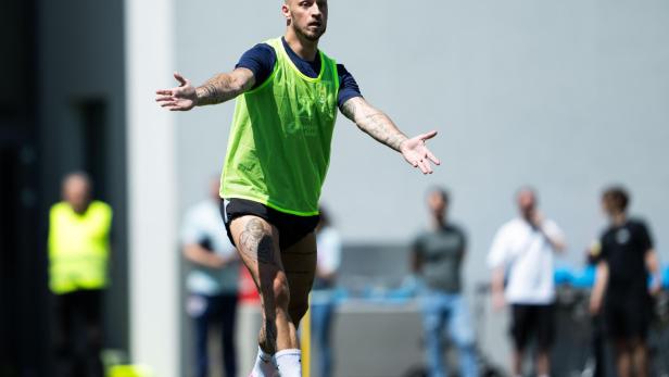 Arnautovic beim Training