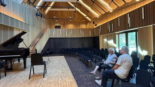 Der Konzertsaal Hermannswörth gilt als Prunkstück in Sachen Architektur und Klangerlebnis.