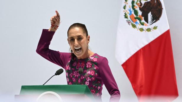 Mexikos Präsidentin Claudia Sheinbaum 