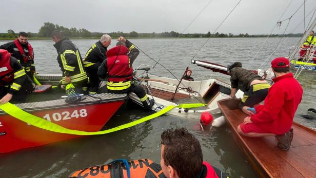 Rettungseinsatz am Ennsstausee bei Rubring 