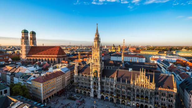 Aerial view of Munich, Germany