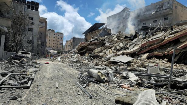 FILE PHOTO: Aftermath of an Israeli strike in the southern Lebanese city of Tyre