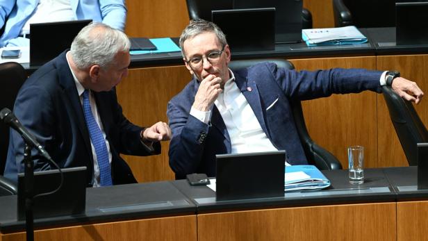 Walter Rosenkranz und Herbert Kickl