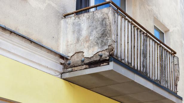 Schadhafter Balkon