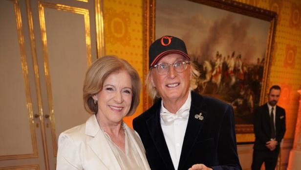 Ingrid Thurnher und Otto Waalkes in der Albertina