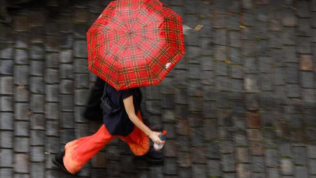 GERMANY-WEATHER-RAIN