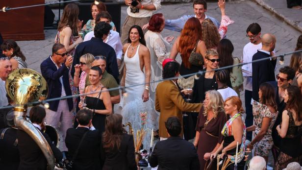 Dua Lipa celebrates wedding festivities with her husband Callum Turner in Palermo