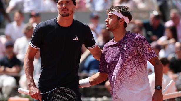 Alexander Zverev und Flavio Cobolli