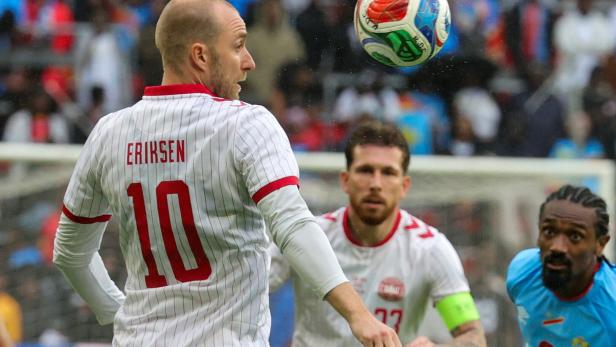Wieder Bangen um Eriksen