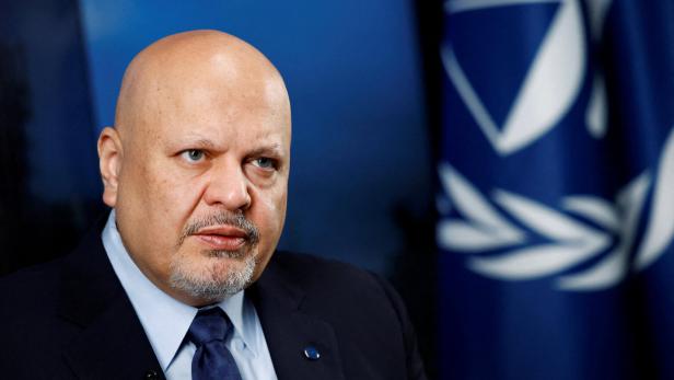 FILE PHOTO: International Criminal Court (ICC) Prosecutor Karim Khan attends an interview with Reuters in The Hague