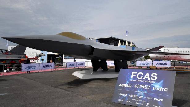 Grandios gescheitert: Modell des FCAS-Jets.