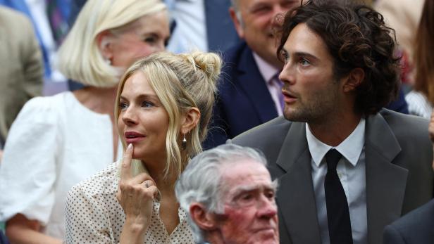 Sienna Miller und Olie Green in Wimbledon
