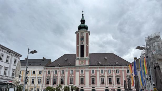 Eine Aufnahme vom St. Pöltner Rathaus.