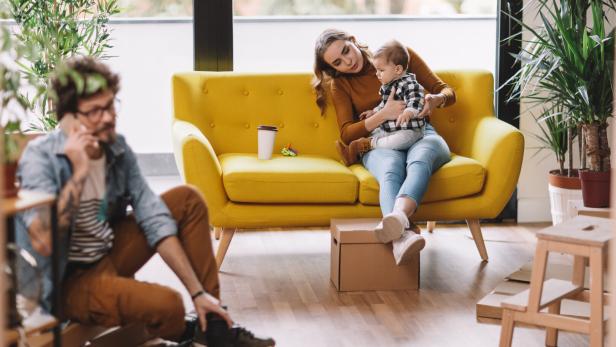 Millennial Parents moving to a new home