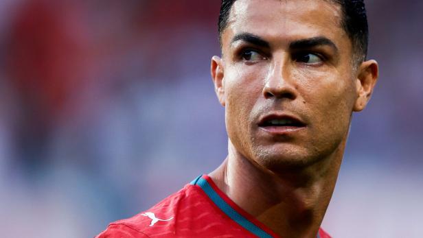 Cristiano Ronaldo im Trikot von Portugal.