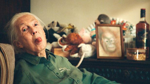 Richard Ladkani fotografierte Jane Goodall.