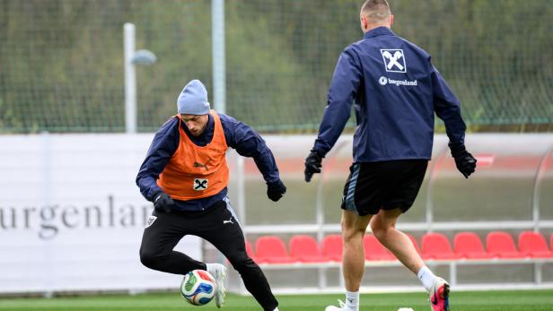 Kalajdzic und Arnautovic beim Training