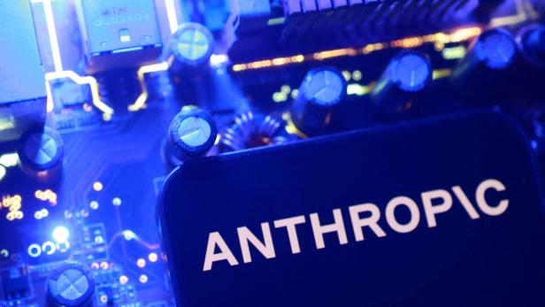 Illustration shows Anthropic logo
