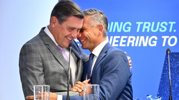 Verstehen sich bei Industriepolitik prächtig: Peter Hanke und Wolfgang Hattmannsdorfer.