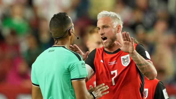 Arnautovic am Spielfeld