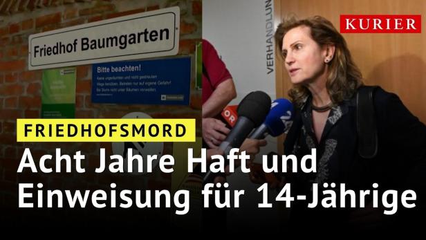 Friedhofsmord: Acht Jahre Haft für 14-Jährige