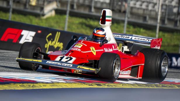 Der Ferrari 312T wird von Mathias Lauda pilotiert.