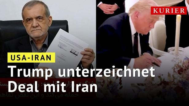 Trump unterzeichnet Deal mit Iran