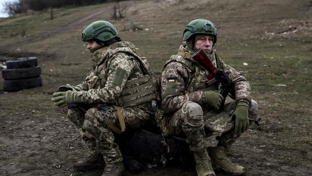 Ukrainische Soldaten