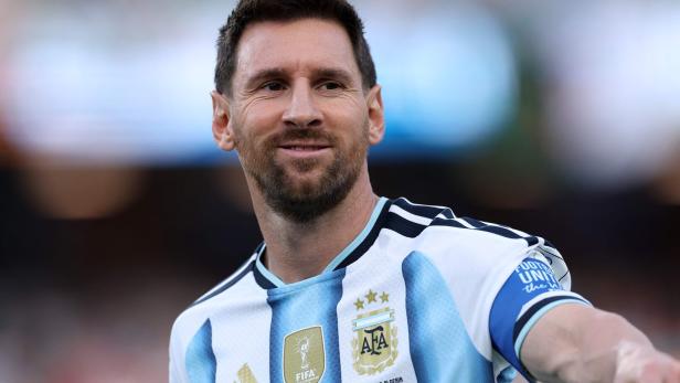 Lionel Messi im Trikot des Nationalteams.