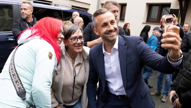 Landeschef Ulrich Siegmund könnte am 6. September ein Rekordergebnis für die AfD holen: Sie liegt in Umfragen bei  40 Prozent.