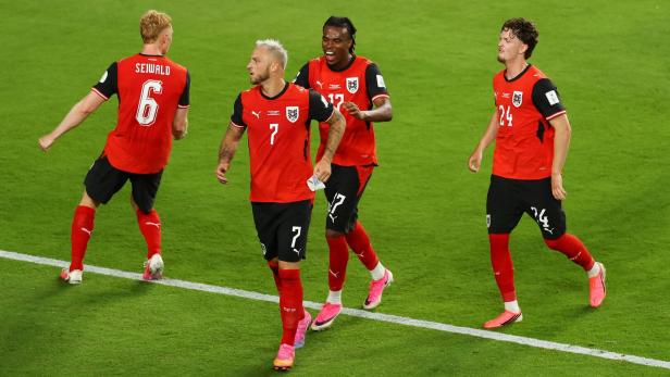Österreich jubelte nach einem Eckball