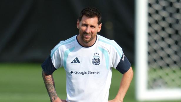 Lionel Messi beim Training