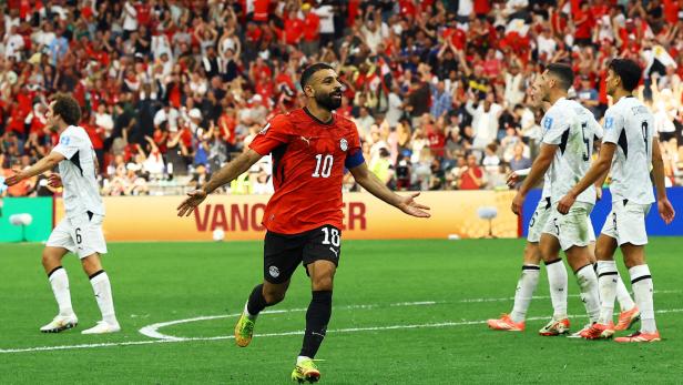 Mohamed Salah jubelt über das 2:1