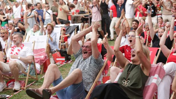 Public Viewing in Wien zur Fußball-WM