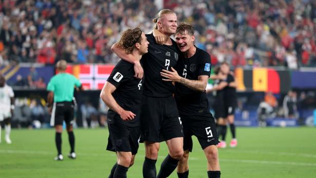 Haaland durfte sich feiern lassen