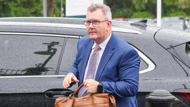 Der frühere Chef der pro-britischen Partei DUP Jeffrey Donaldson