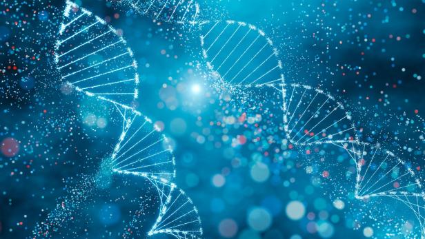 Künstlerische Darstellung der DNA-Doppelhelix