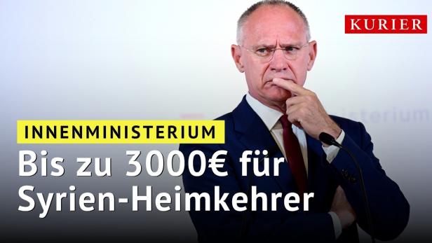 Innenministerium setzt auf Rückkehr-Prämien für Syrer