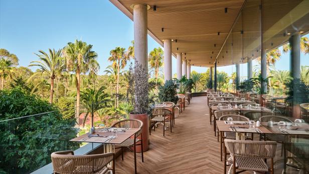 Ausblick beim Essen im  Grupotel Cala Marsal Nature