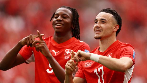 Die Schweiz jubelt gegen Kanada.
