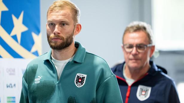 FUSSBALL-WM 2026: PK ÖFB NATIONALTEAM VOR DEM SPIEL ALGERIEN - ÖSTERREICH: LAIMER / RANGNICK