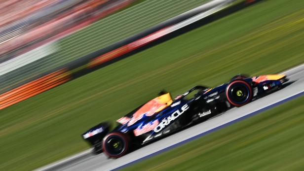 Max Verstappen rutschte von der Strecke.