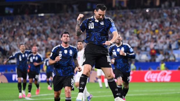Obenauf: Lionel Messi bei der WM 