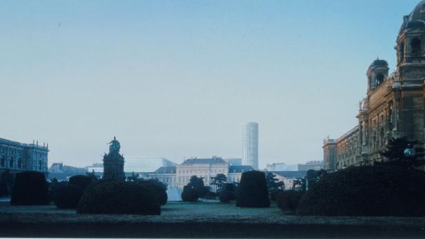 Fotomontage mit Turm