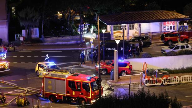 MONACO-FRANCE-EXPLOSION-POLICE