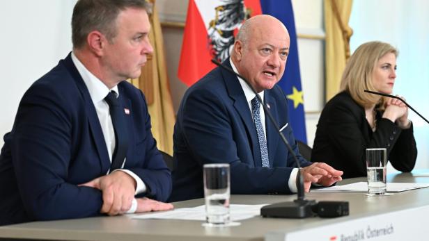 MINISTERRAT: BABLER (SPÖ) / STOCKER (ÖVP) / MEINL-REISINGER (NEOS)