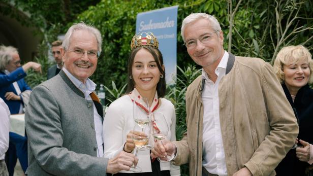 Karl Wilfing, Laura Hummel und Rainer Pariasek