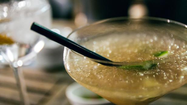 Cocktails in a bar