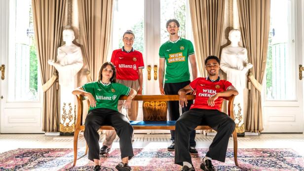 Die neuen Rapid-Trikots