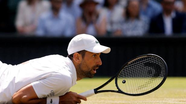 Djokovic war gar nicht am Boden